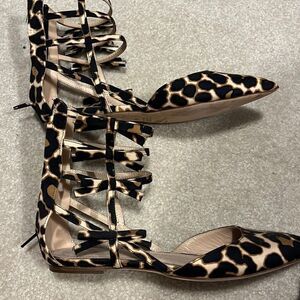 Jcrew leopard flats